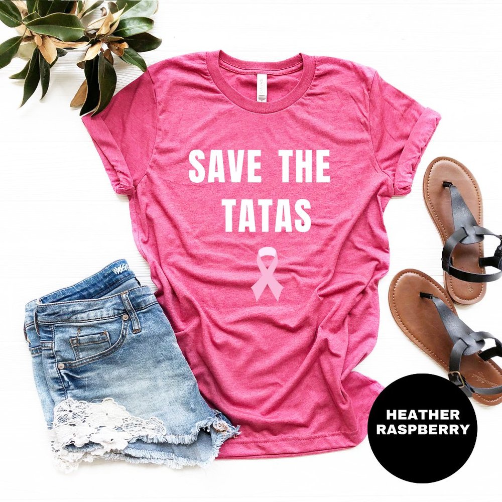 NEW Womens Breast Cancer Awareness Graphic Tee